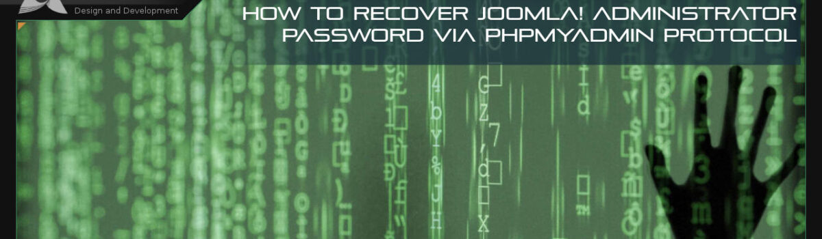 How to Recover Joomla! Administrator Password via PHPMyAdmin