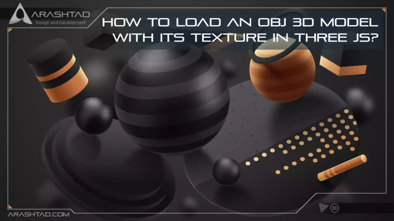 How to Load an OBJ 3D Model with its Texture in Three JS?