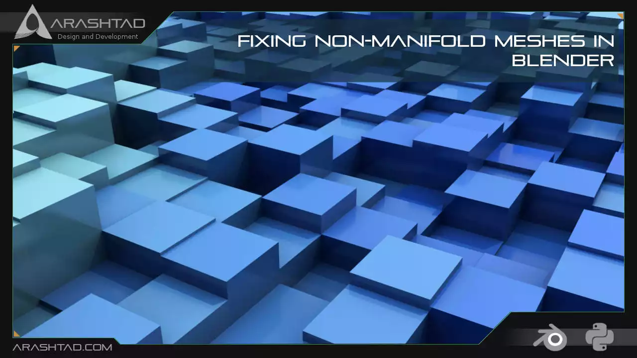 Fixing Non-Manifold Meshes in Blender