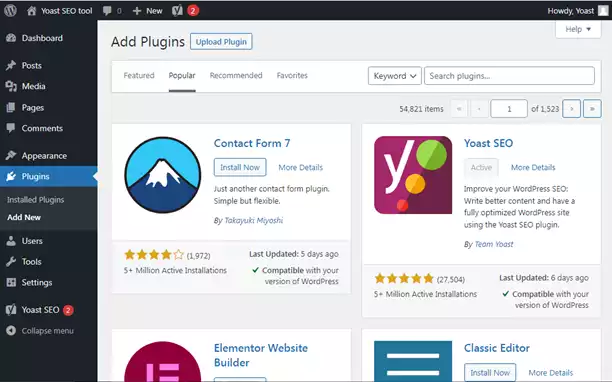 plugins WordPress: The Best CMS Platform to Create Website